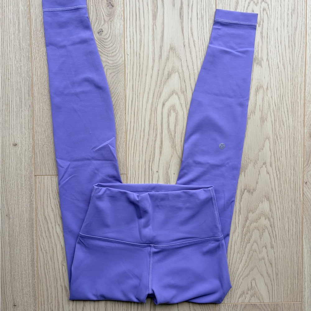 Lululemon Align High Rise Pant 25" Charged Indigo Purple Size 4
